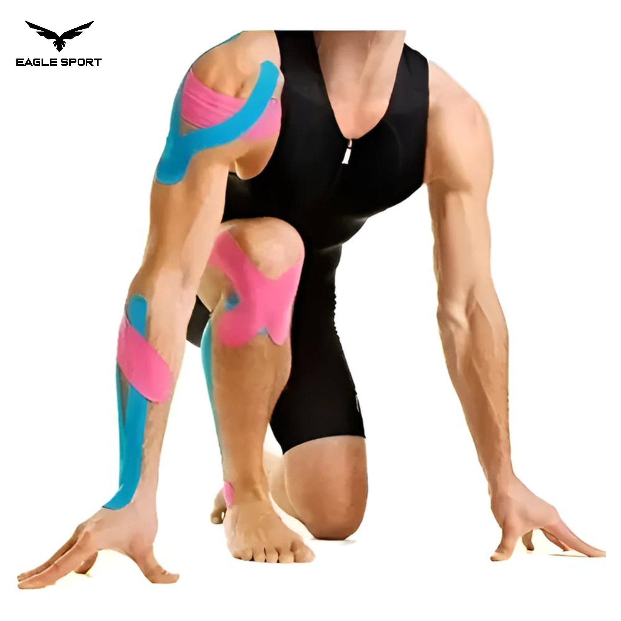 Kinesiology Sports Tape – Flexible Water-Resistant Support Tape 5cm × 5m
شريط كينيسيولوجي علاجي رياضي مرن مقاوم للماء – 5 سم × 5 متر
