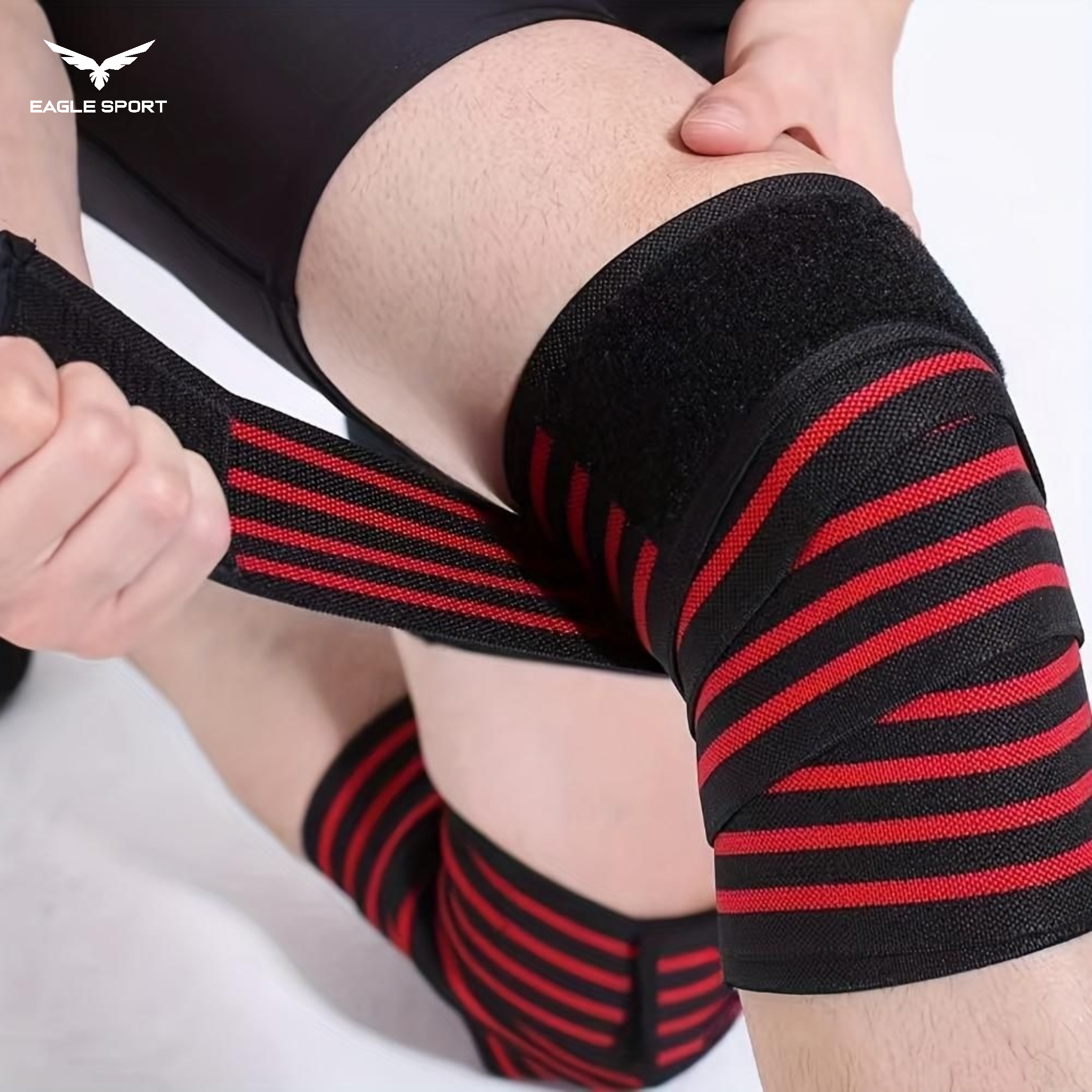 أربطة دعم الركبة (زوج)
Knee Support Wraps (Pair)
