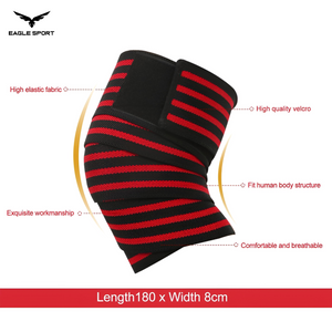 أربطة دعم الركبة (زوج)
Knee Support Wraps (Pair)