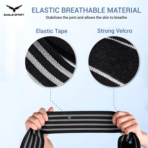 أربطة دعم الركبة (زوج)
Knee Support Wraps (Pair)