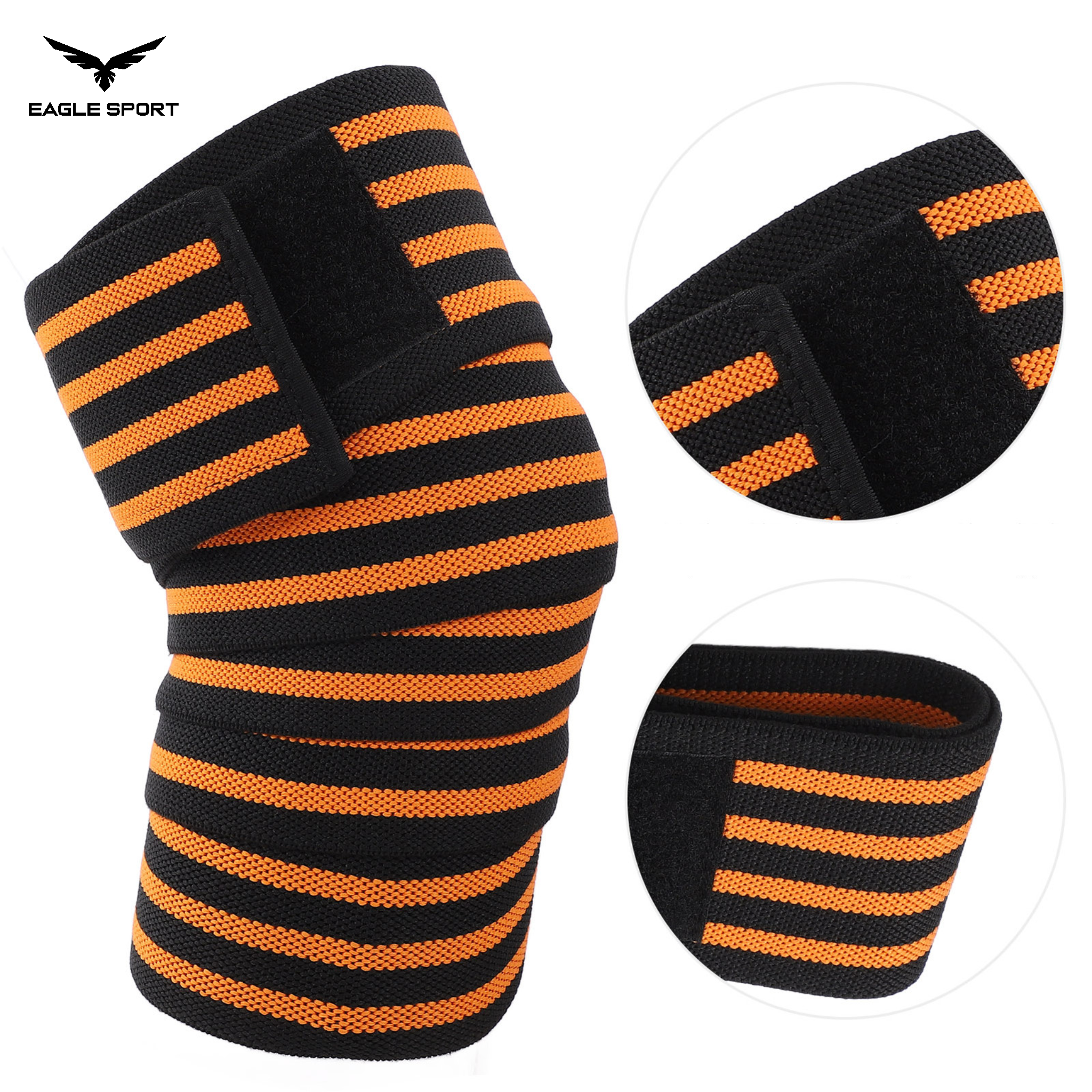 أربطة دعم الركبة (زوج)
Knee Support Wraps (Pair)