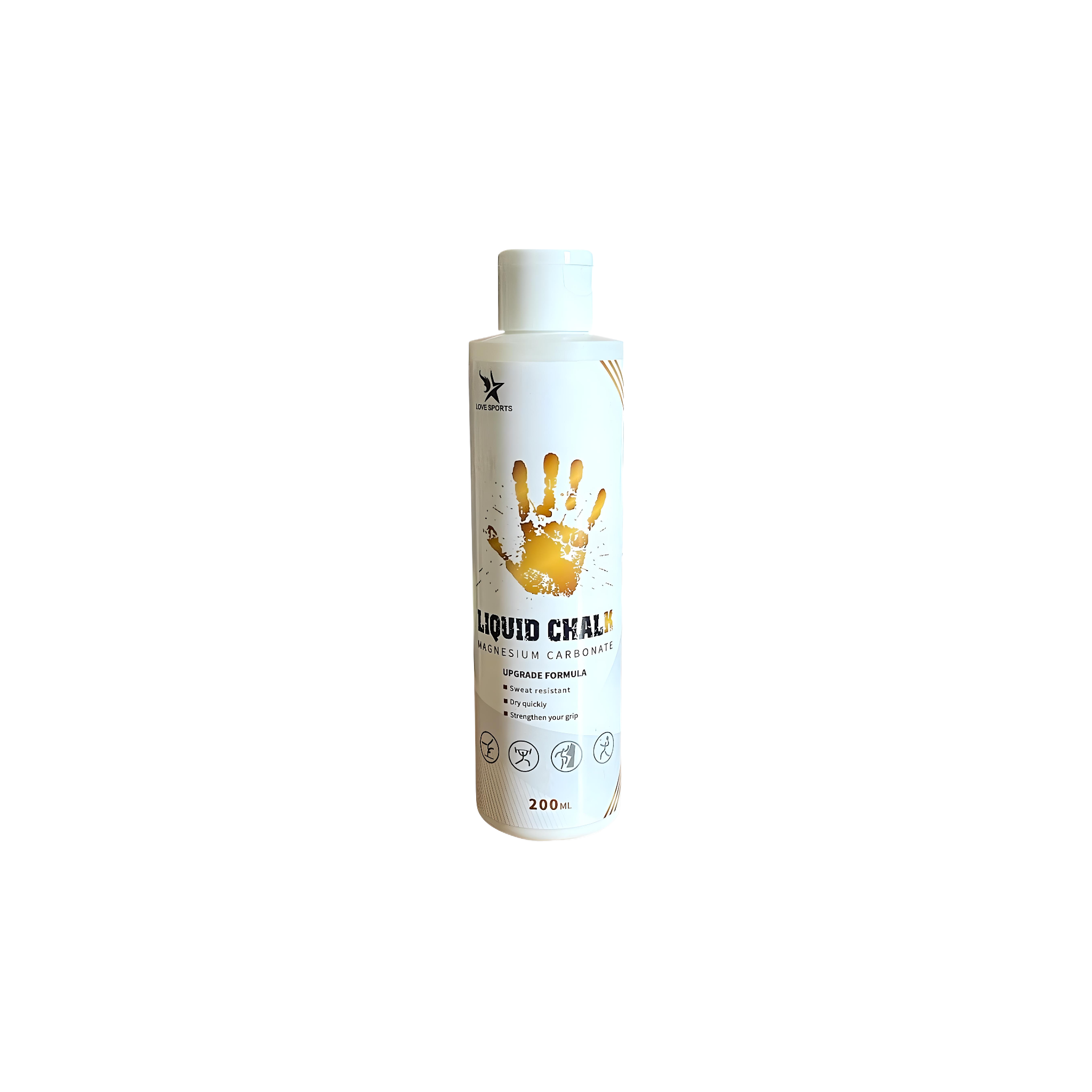 طباشير سائل رياضي من كربونات المغنيسيوم – 200 مل
Liquid Sports Chalk – Magnesium Carbonate – 200ml