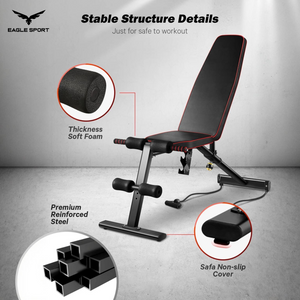 بنش تمارين احترافي متعدد الوضعيات مع حبال مقاومة ودامبلز – تحمّل حتى 360 كيلو | MAXKARE
MAXKARE Professional Adjustable Workout Bench with Dumbbells & Resistance Bands
