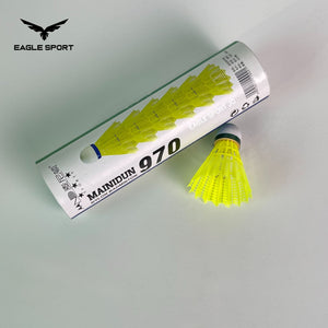  كرة الريشة (بادمنتون) MAINIDUN 970 – قطعة واحدة
Mainidun 970 (Badminton) Shuttlecock – Single Piece