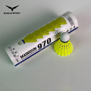  كرة الريشة (بادمنتون) MAINIDUN 970 – قطعة واحدة
Mainidun 970 (Badminton) Shuttlecock – Single Piece