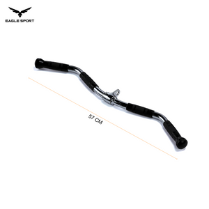 بار سحب كيبل متعرج متعدد القبضات لتقوية الذراعين وعضلات الظهر
Multi-Grip EZ Bar Cable Attachment for Arm & Back Training