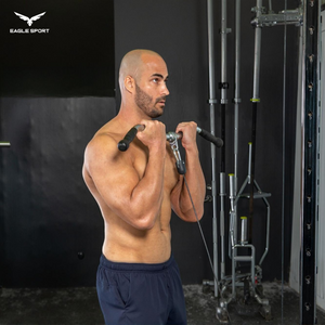 بار سحب كيبل متعرج متعدد القبضات لتقوية الذراعين وعضلات الظهر
Multi-Grip EZ Bar Cable Attachment for Arm & Back Training