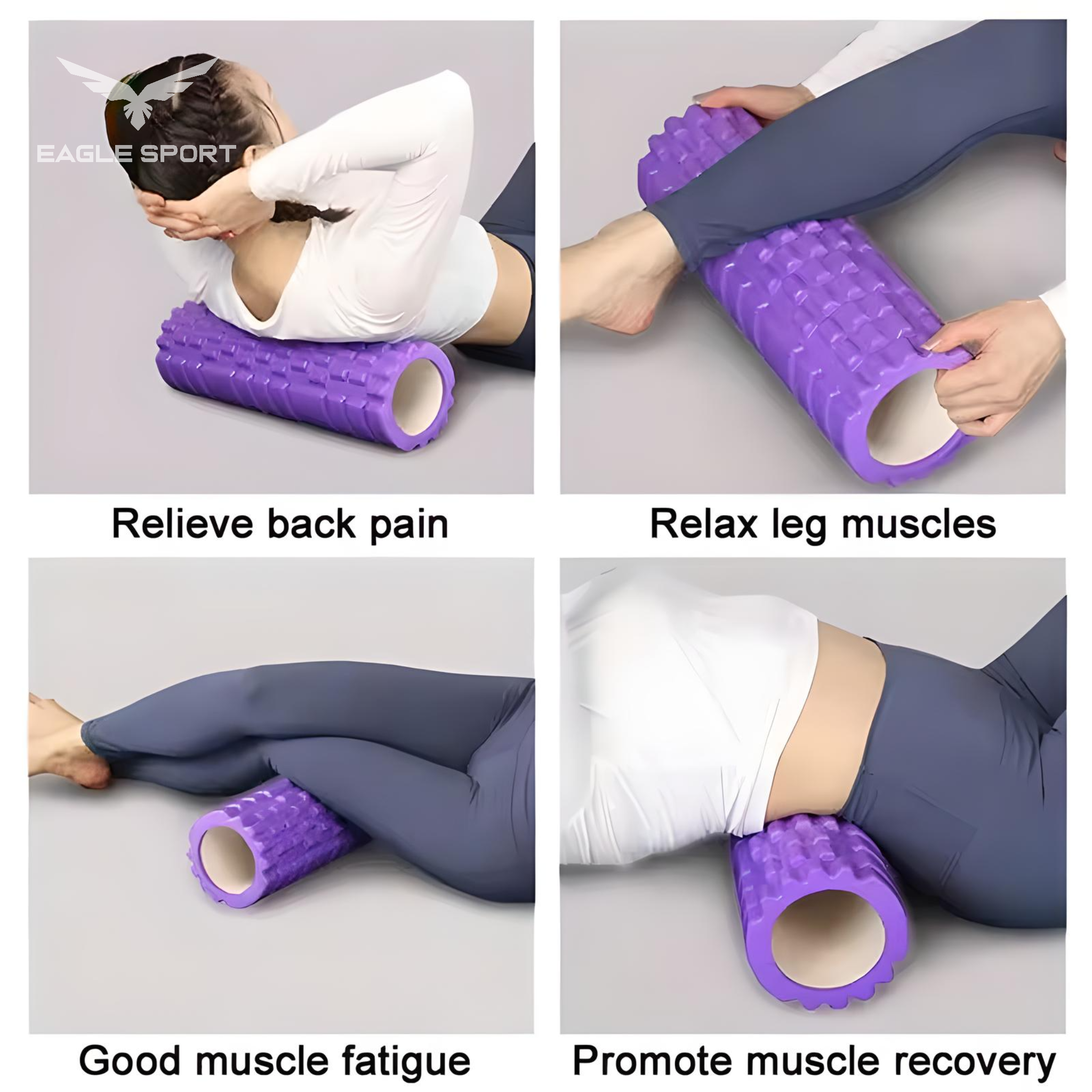 رول فوم محفّز متعدد الكثافة – 44 سم
Multi-Zone Trigger Foam Roller – 44cm