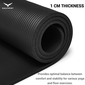 فرشة يوغا من مادة الـ NBR الماصة للصدمات – سماكة 1 سم
NBR Yoga Mat – Shock Absorbing & Non-Slip (Thickness 1 cm)
