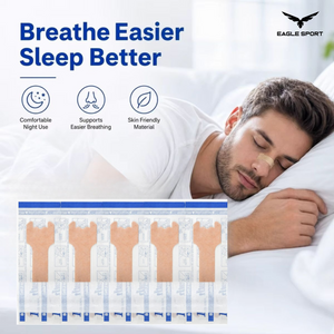 Nasal Strips for Better Breathing & Snoring Relief – 5 PCS
شرائط الأنف لتحسين التنفس وتقليل الشخير – 5 قطع