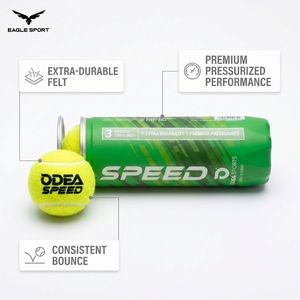 ODEA Speed Tennis Ball – Single Piece
كرة تنس أرضي ODEA Speed – قطعة واحدة (Tennis Ball)