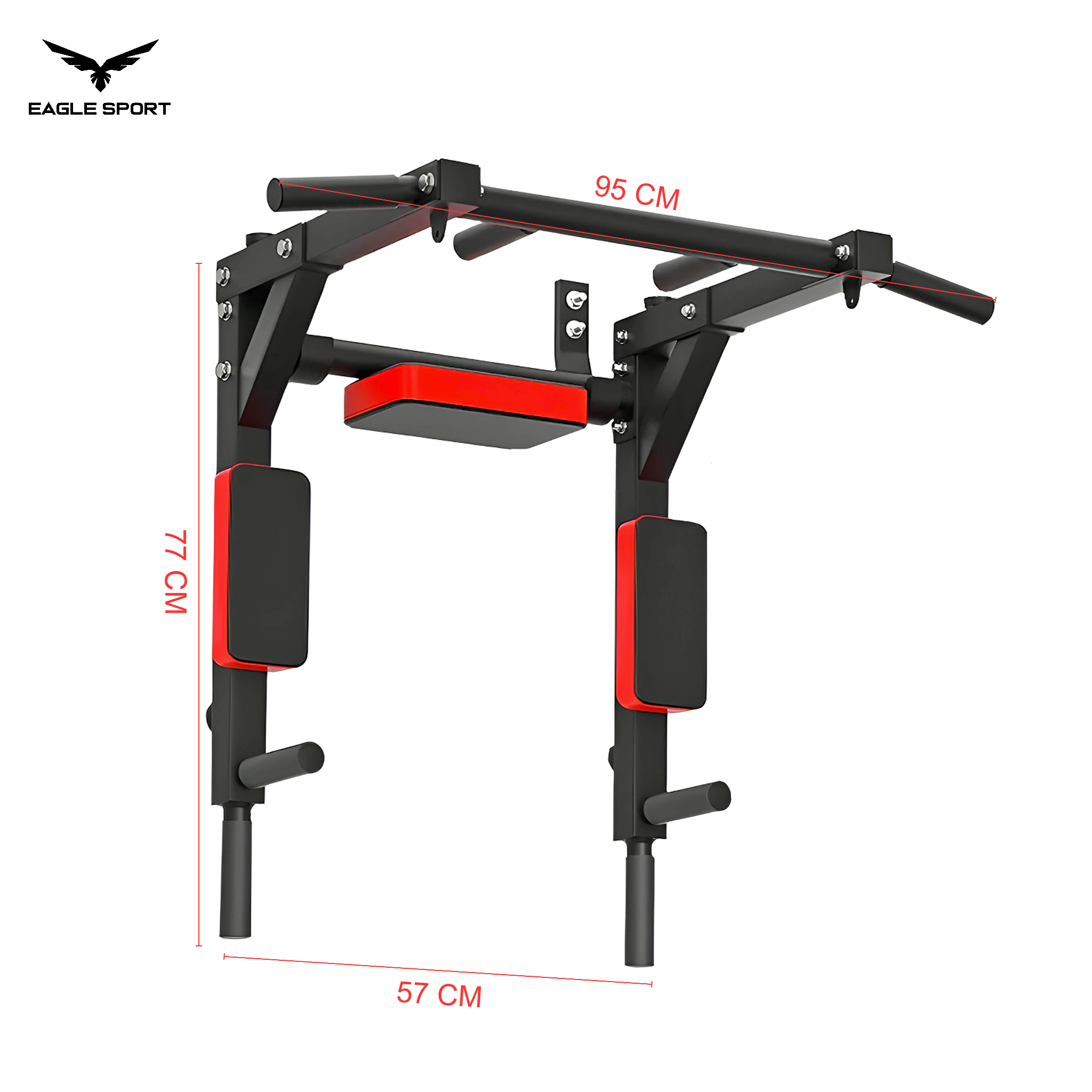 Original Wall Mounted Pull Up & Dip Bar – Multi-Functional, Heavy Duty
عقلة حائط ومتوازي أصلية – متعددة الاستخدامات بجودة عالية التحمل