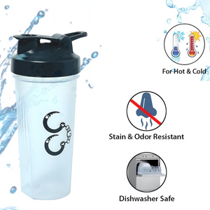  Premium Fitness Shaker Bottle – 600ml
 شيكر رياضي بتصميم مميز – سعة 600 مل