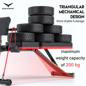Professional Adjustable Multi-Function Workout Bench with Resistance Bands – Supports up to 200 kg
بنش تمارين احترافي متعدد الوظائف قابل للتعديل مع حبال مقاومة – تحمّل حتى 200 كيلو