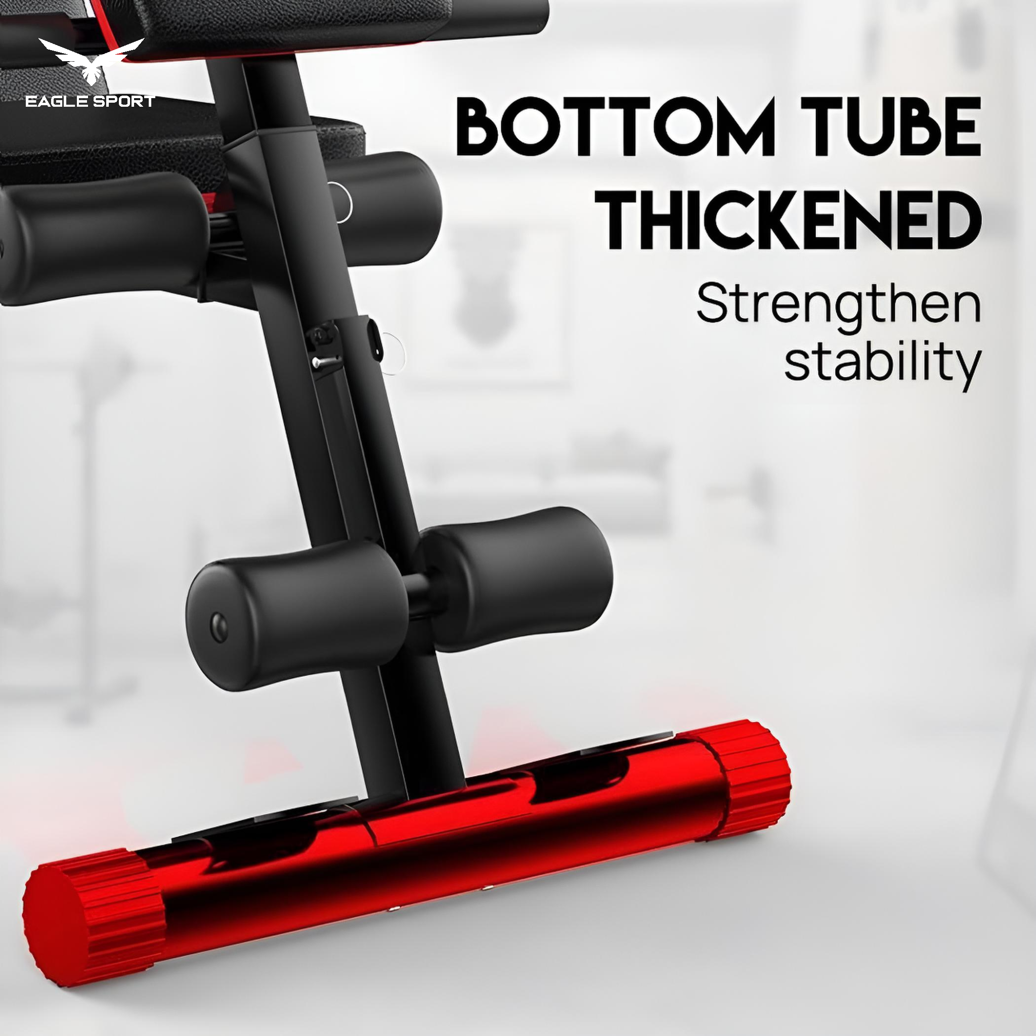 Professional Adjustable Multi-Function Workout Bench with Resistance Bands – Supports up to 200 kg
بنش تمارين احترافي متعدد الوظائف قابل للتعديل مع حبال مقاومة – تحمّل حتى 200 كيلو