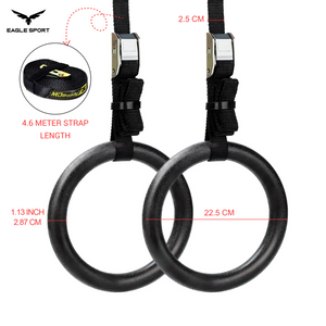 حلقات جمباز احترافية MD Buddy – مزيج خشب البيرش ومواد ABS عالية التحمل
Professional Gymnastic Rings MD Buddy – Birch Wood & Heavy-Duty ABS Material