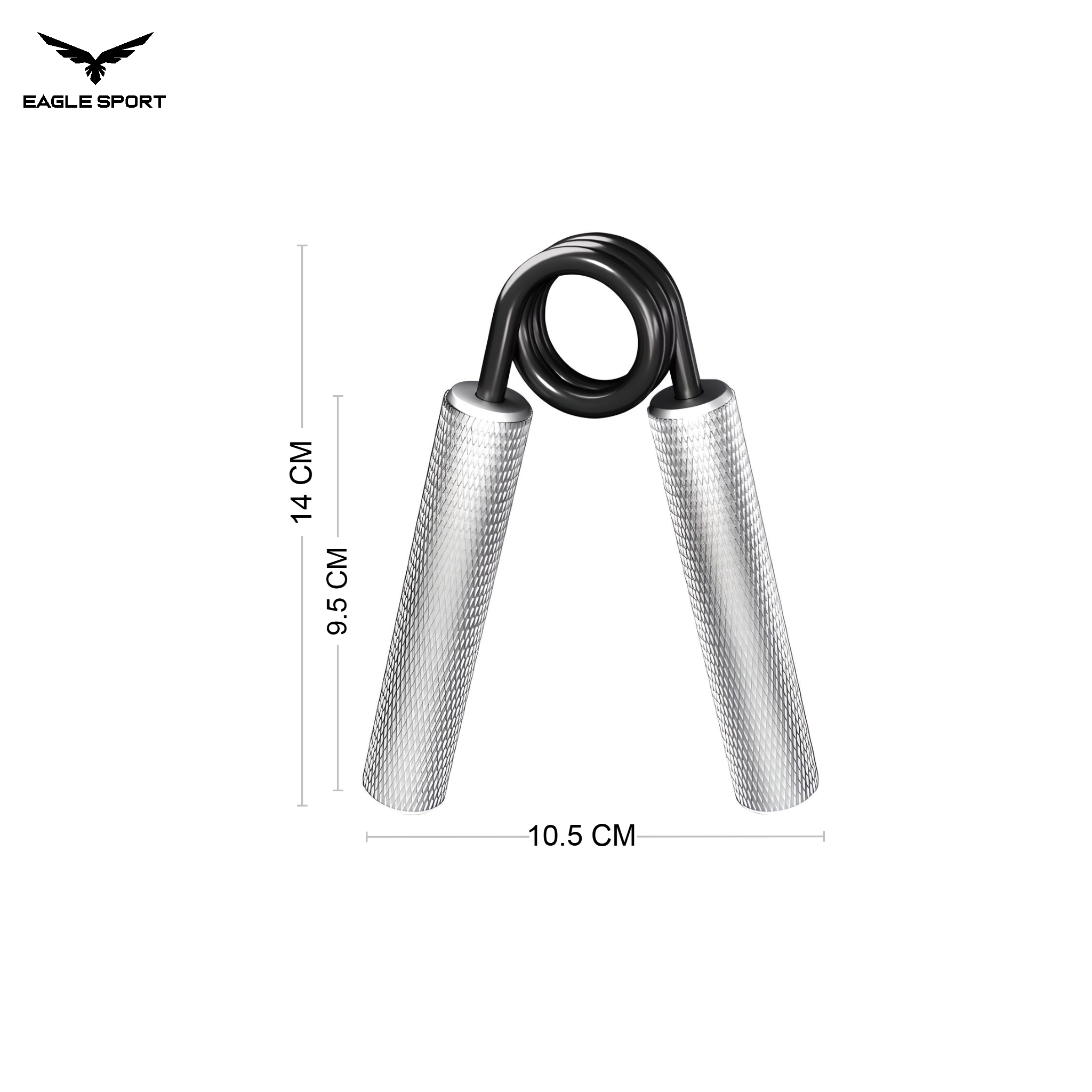 مقبض يد ستيل (هاند جريب) احترافي – 7 مستويات مقاومة (من 50 باوند حتى 350 باوند)
Professional Steel Hand Grip – 7 Resistance Levels (50LB to 350LB)