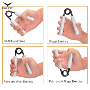 مقبض يد ستيل (هاند جريب) احترافي – 7 مستويات مقاومة (من 50 باوند حتى 350 باوند)
Professional Steel Hand Grip – 7 Resistance Levels (50LB to 350LB)