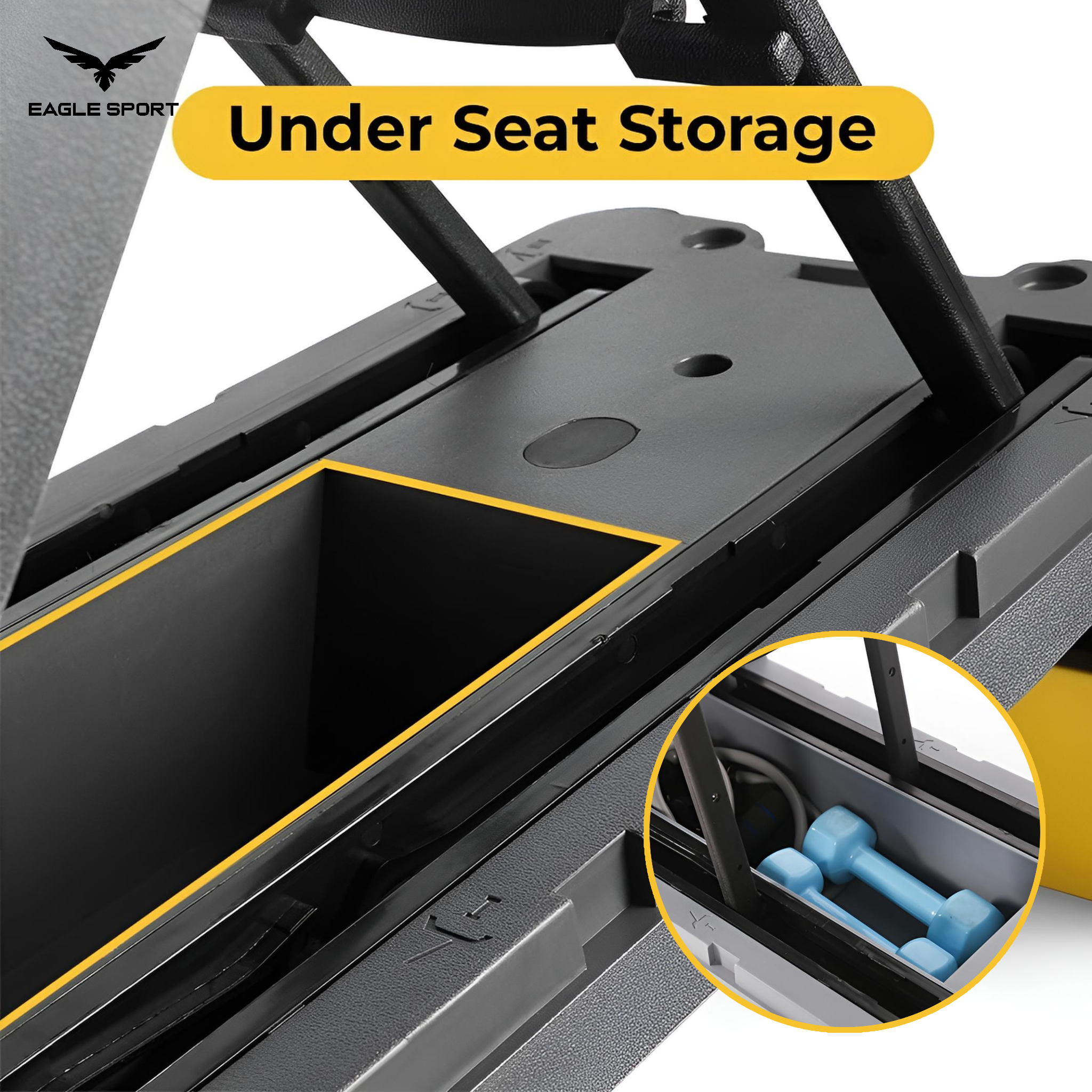ستيب وبنش رياضي احترافي مع خاصية التخزين – متعدد الاستخدامات
Professional Stepper & Bench with Storage – Multi-Functional