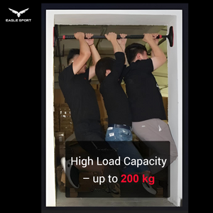 بار عقلة (Pull-Up Bar) – قابل للتعديل 95 إلى 130 سم – تثبيت آمن بدون حفر (لا يحتاج مسامير أو براغي) بقواعد عريضة
Pull-Up Bar – Adjustable 95 to 130 cm – Secure Installation Without Drilling (No Screws or Bolts Required) – Wide Base Pads