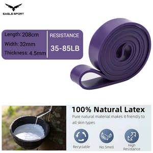 Resistance Loop Band – Purple – Above Medium Resistance
شريط مقاومة مطاطي دائري احترافي – بنفسجي – قوة فوق المتوسطة
