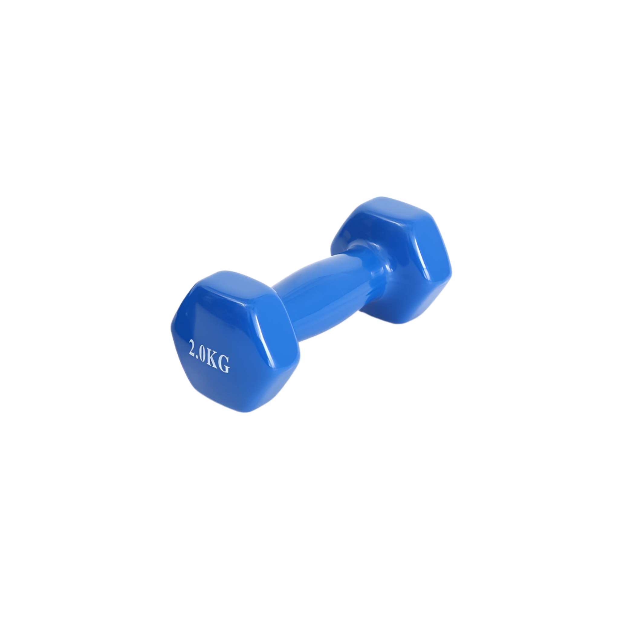 دمبلز حديد سداسي مغطى بالمطاط – 2 كيلو (قطعة واحدة)
Rubber Coated Hex Dumbbell – 2 kg (Single Piece)