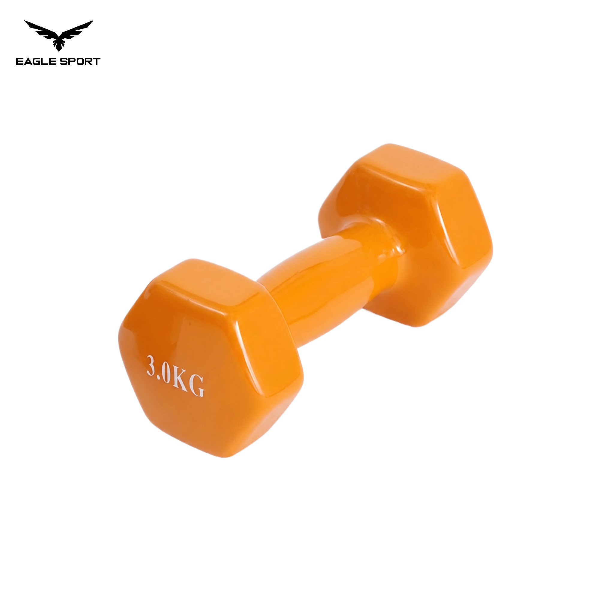 دمبلز حديد سداسي مغطى بالمطاط – 3 كيلو (قطعة واحدة)
Rubber Coated Hex Dumbbell – 3 kg (Single Piece)