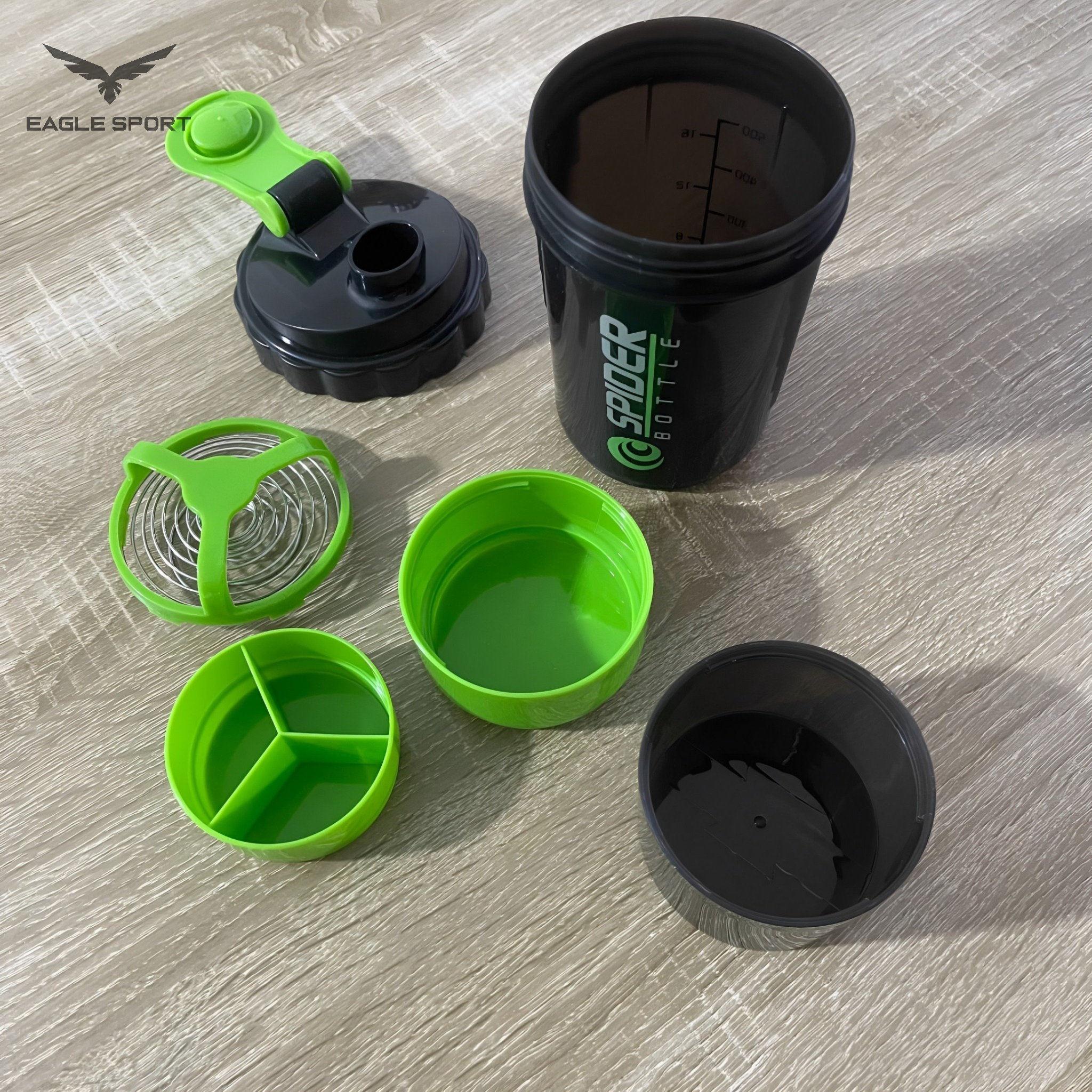  شيكر SPIDER BOTTLE – سعة 500 مل
 SPIDER BOTTLE Shaker – 500ml Capacity
