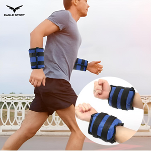 ثقلات رمل للقدمين واليدين – طقم 2 كيلو مكون من قطعتين (1 كيلو + 1 كيلو) مع حقيبة
Sand Weights for Hands & Feet – 2 kg Set (2 × 1 kg) with Carry Bag