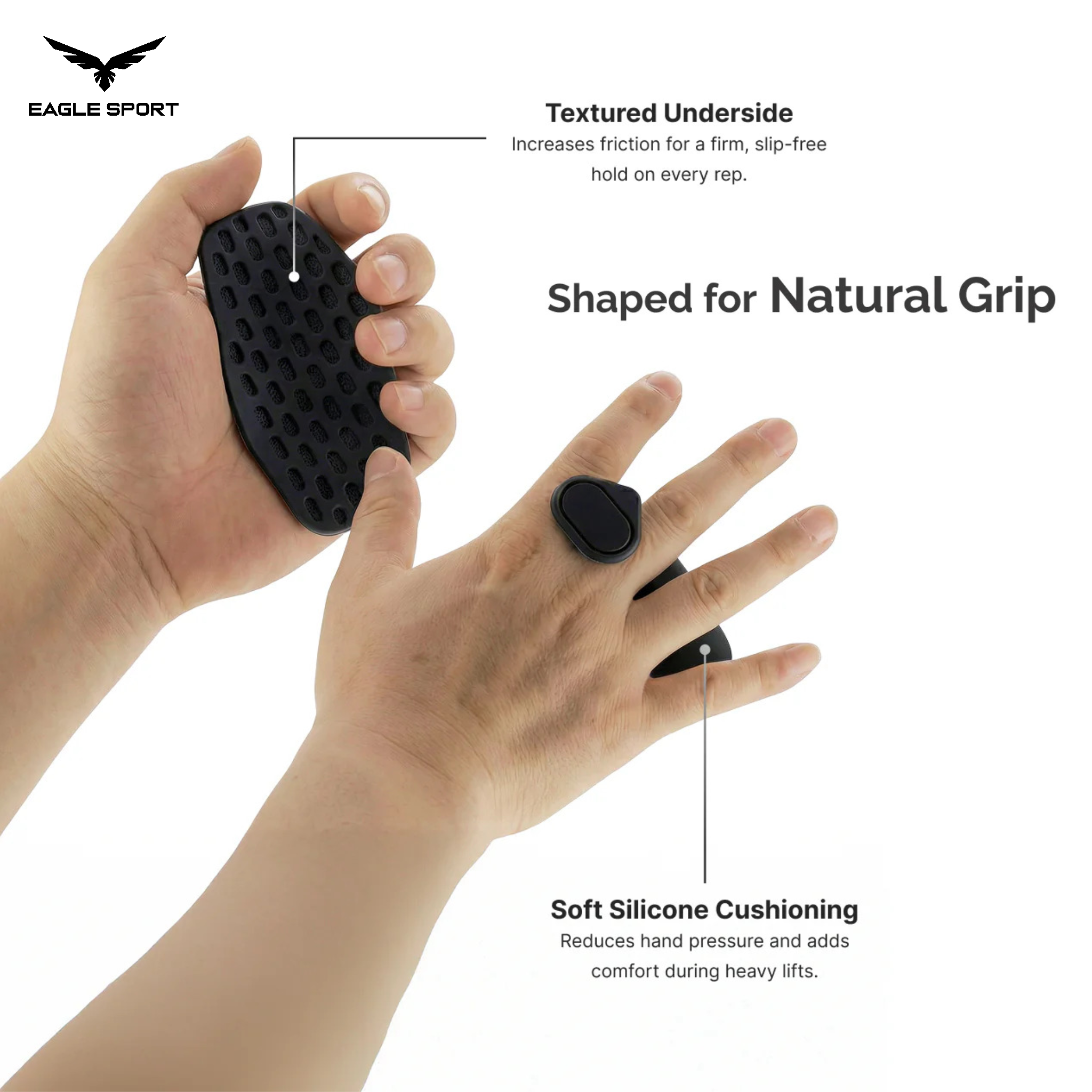 Silicone Weight Lifting Grips – Ergo Grip Model
مقابض سيليكون لرفع الأثقال – موديل Ergo Grip