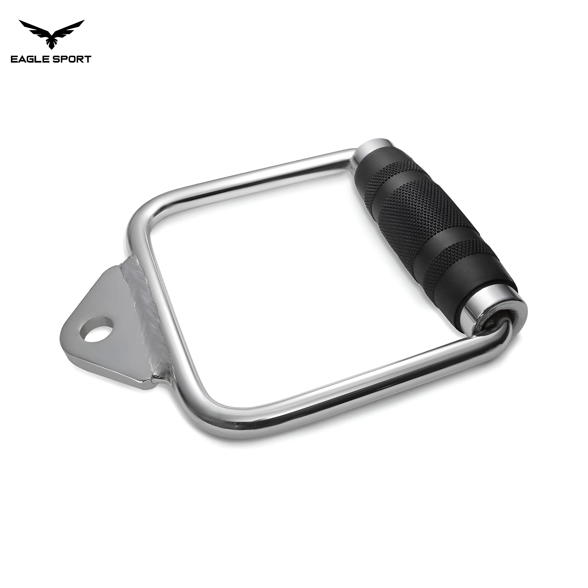 مقبض تمرين ستيل مفرد بمقبض مطاطي (قطعة واحدة)
Single Steel Grip Handle with Rubber Grip (1 Piece)