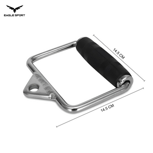 مقبض تمرين ستيل مفرد بمقبض مطاطي (قطعة واحدة)
Single Steel Grip Handle with Rubber Grip (1 Piece)