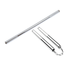 ننشاكو 2×1 من الفولاذ المقاوم للصدأ – احترافية للتدريب والفنون القتالية
Stainless Steel 2×1 Nunchaku – Professional Martial Arts Training & Self-Defense
