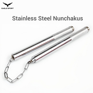 ننشاكو 2×1 من الفولاذ المقاوم للصدأ – احترافية للتدريب والفنون القتالية
Stainless Steel 2×1 Nunchaku – Professional Martial Arts Training & Self-Defense