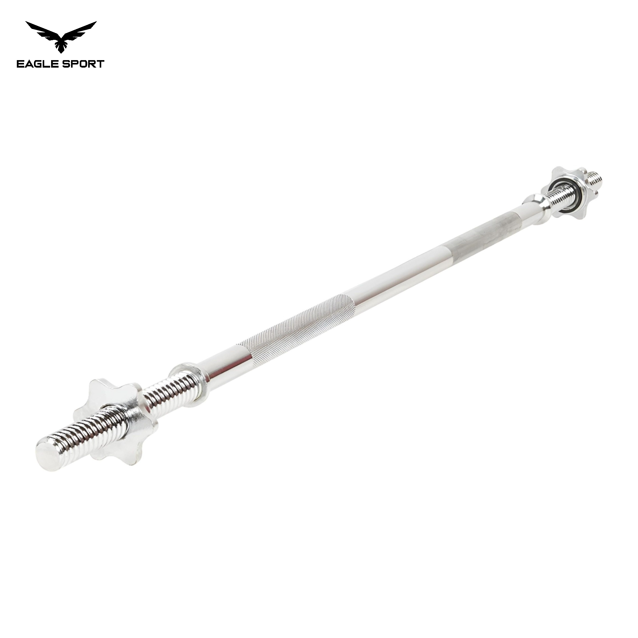 Straight Chrome Barbell 120 cm with Spin Lock Collars – Heavy Duty Quality
بار مستقيم كروم بطول 120 سم مع أقفال تثبيت – جودة عالية التحمّل