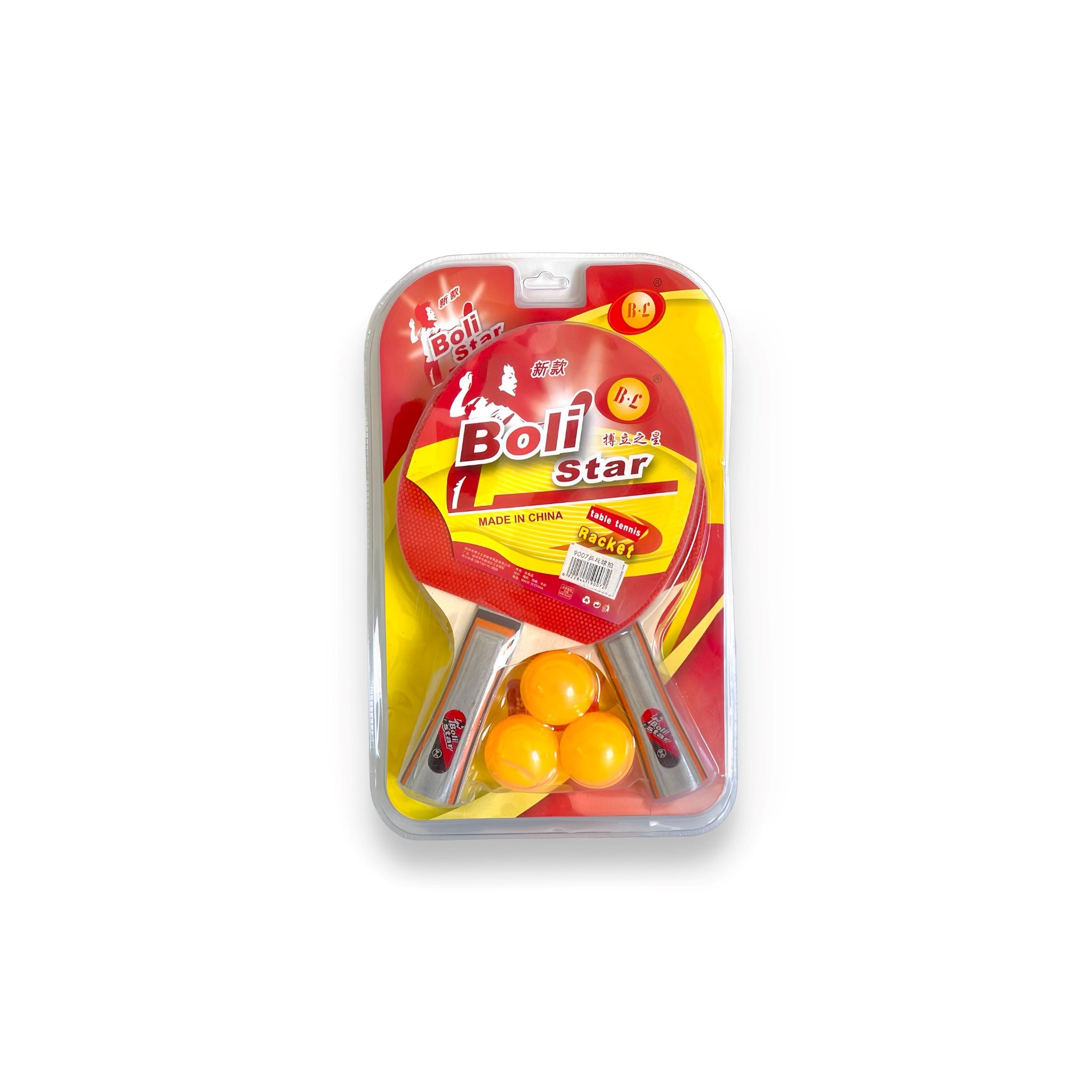 طقم مضارب تنس طاولة Boli Star
Boli Star Table Tennis Set