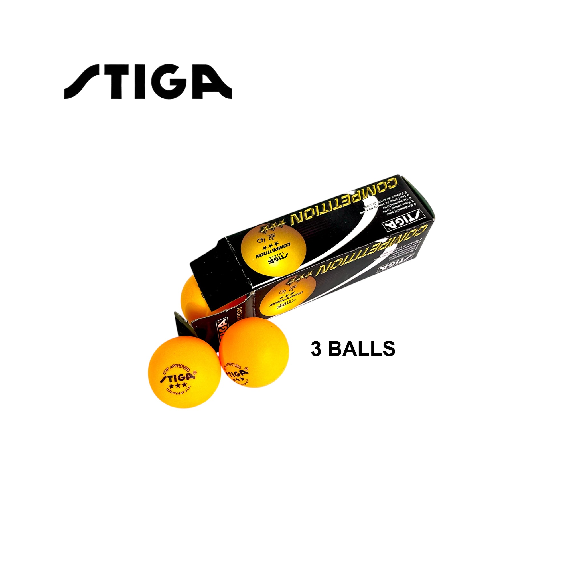 كرات تنس طاولة STIGA Competition – جودة معتمدة لجميع المستويات
