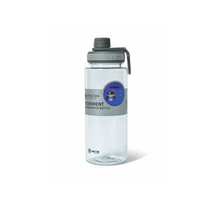 قنينة ماء رياضية شفافة – سعة 900 مل
 Transparent Sports Water Bottle – 900ml