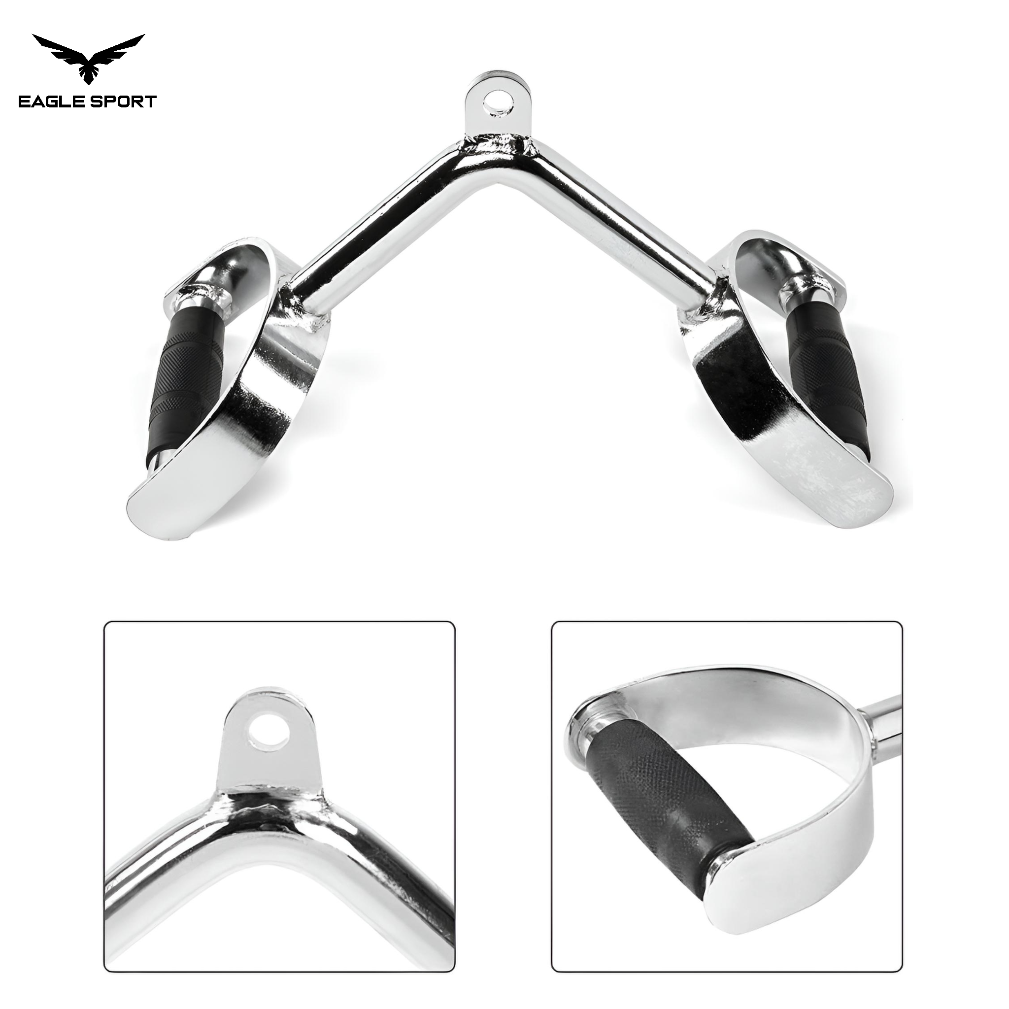 مقبض تجديف كيبل واسع على شكل (V-Bar)
V-Bar Cable Row Handle