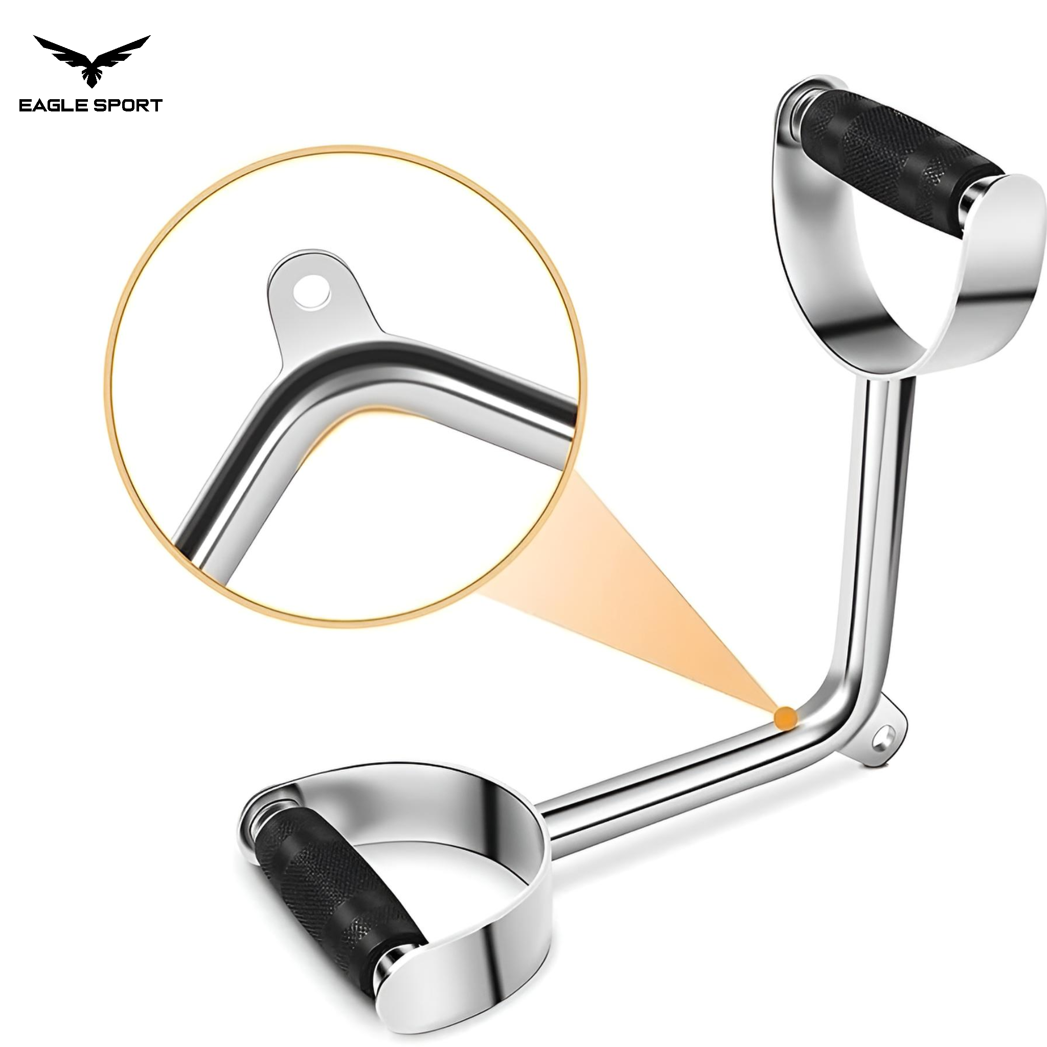 مقبض تجديف كيبل واسع على شكل (V-Bar)
V-Bar Cable Row Handle