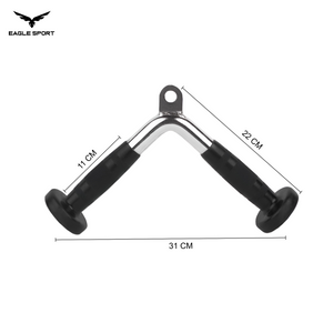 V-Shaped Cable Pull Handle with Rubber Grip
مقبض سحب على شكل V بمقبض مطاطي
