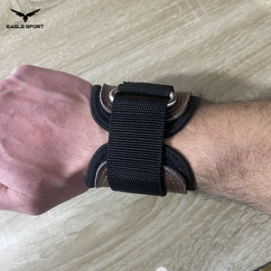 زوج مقابض يد احترافية من جلد البقر الطبيعي مع دعم معصم | VALEO
VALEO Natural Cowhide Leather Hand Grips with Wrist Support – Pair