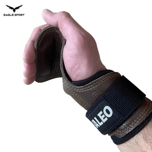 زوج مقابض يد احترافية من جلد البقر الطبيعي مع دعم معصم | VALEO
VALEO Natural Cowhide Leather Hand Grips with Wrist Support – Pair