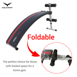 بنش تمارين البطن المقوّس القابل للطي – تحمّل حتى 150 كيلو | WORLD FITNESS
Curved Foldable Abdominal Exercise Bench – Supports up to 150 kg | WORLD FITNESS