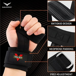 أربطة أحزمة رفع الأثقال مع مشد معصم (زوج) – VALEO
Weightlifting Lifting Straps with Wrist Support (Pair) – VALEO