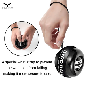 كرة تدريب المعصم جيرو بول – لتقوية الساعد والأصابع وتأهيل المعصم
 Wrist Training Gyro Ball – Strengthen Your Forearm and Fingers & Recover Faster