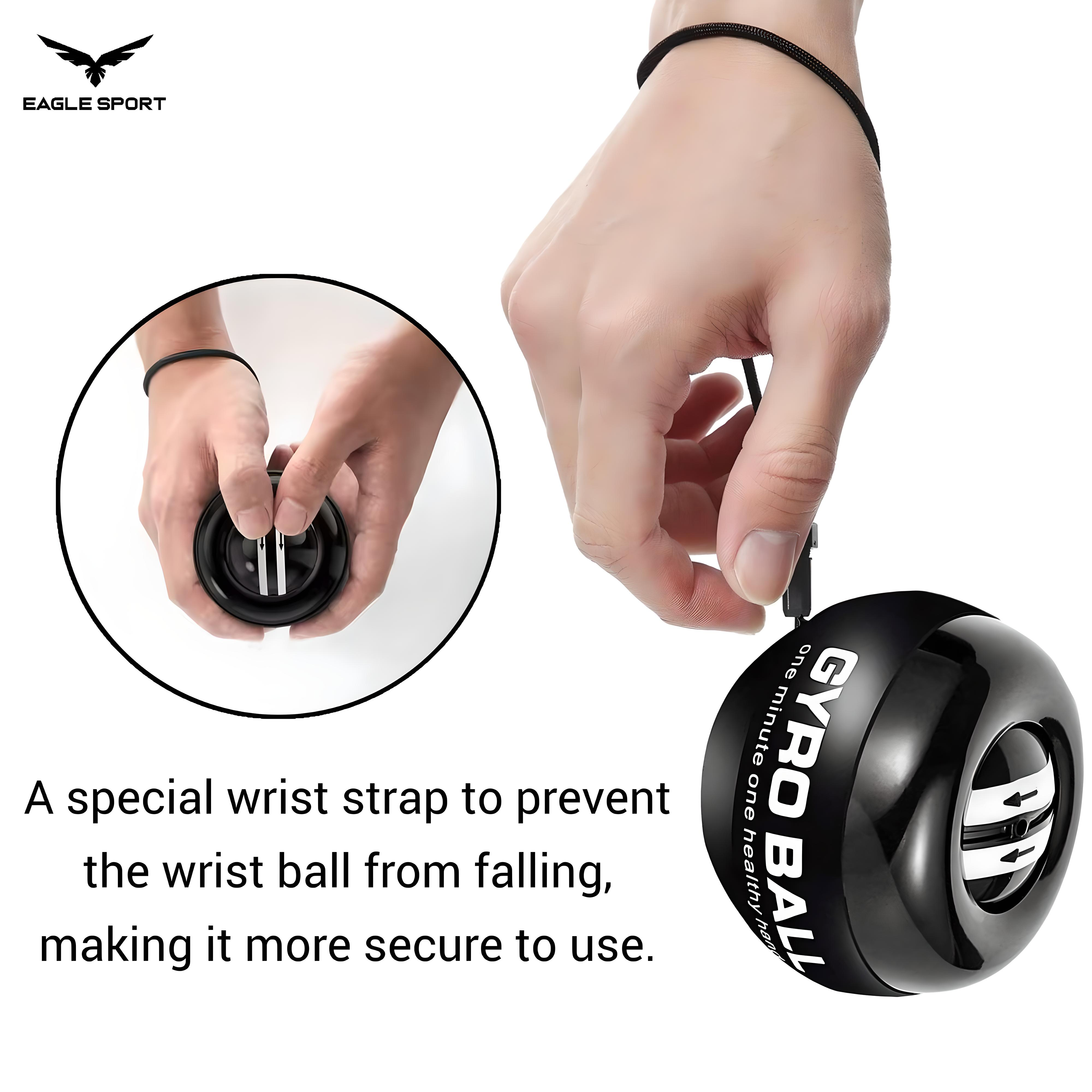 كرة تدريب المعصم جيرو بول – لتقوية الساعد والأصابع وتأهيل المعصم
 Wrist Training Gyro Ball – Strengthen Your Forearm and Fingers & Recover Faster