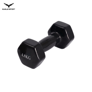 دمبلز حديد سداسي مغطى بالمطاط – 4 كيلو (قطعة واحدة)
Rubber Coated Hex Dumbbell – 4 kg (Single Piece)