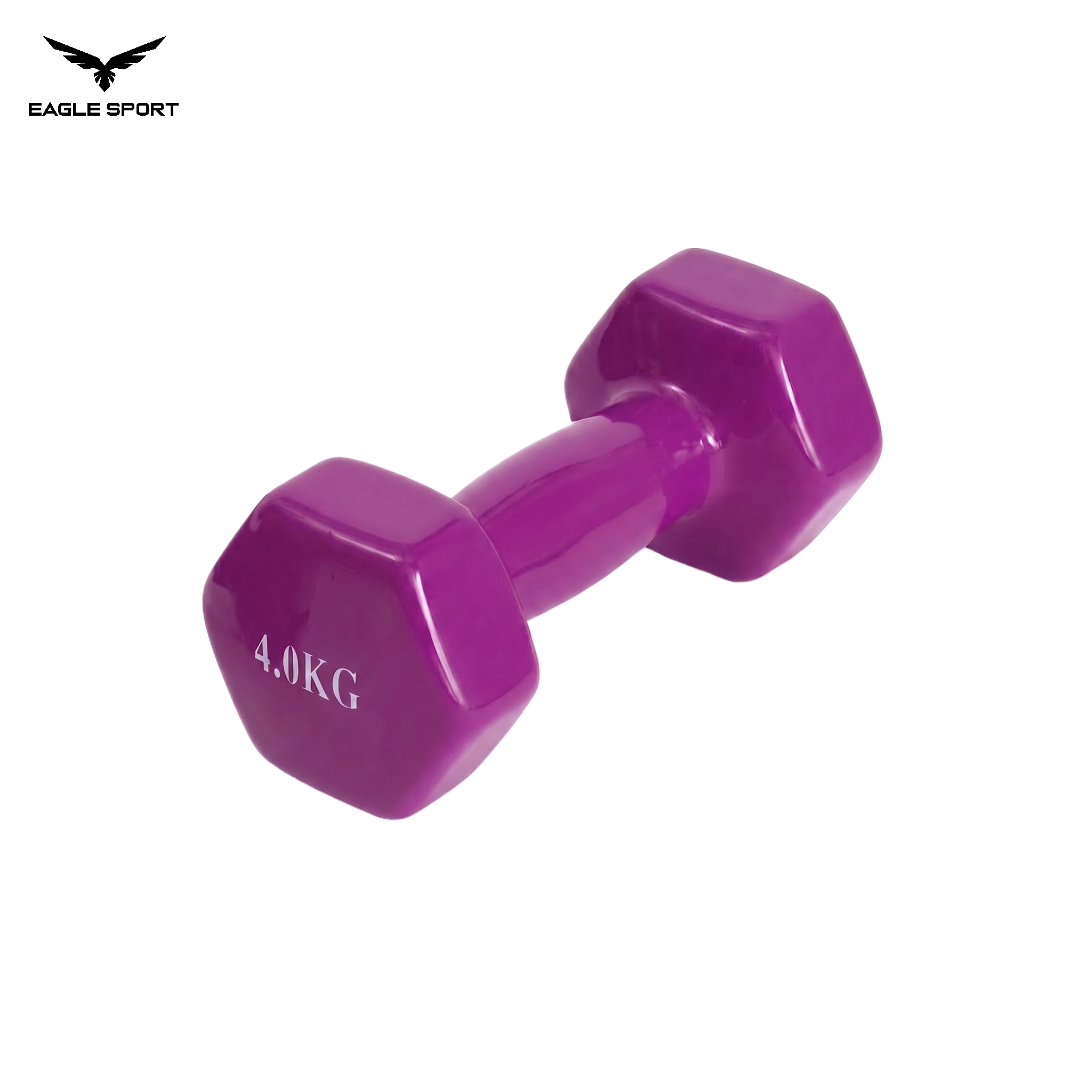 دمبلز حديد سداسي مغطى بالمطاط – 4 كيلو (قطعة واحدة)
Rubber Coated Hex Dumbbell – 4 kg (Single Piece)