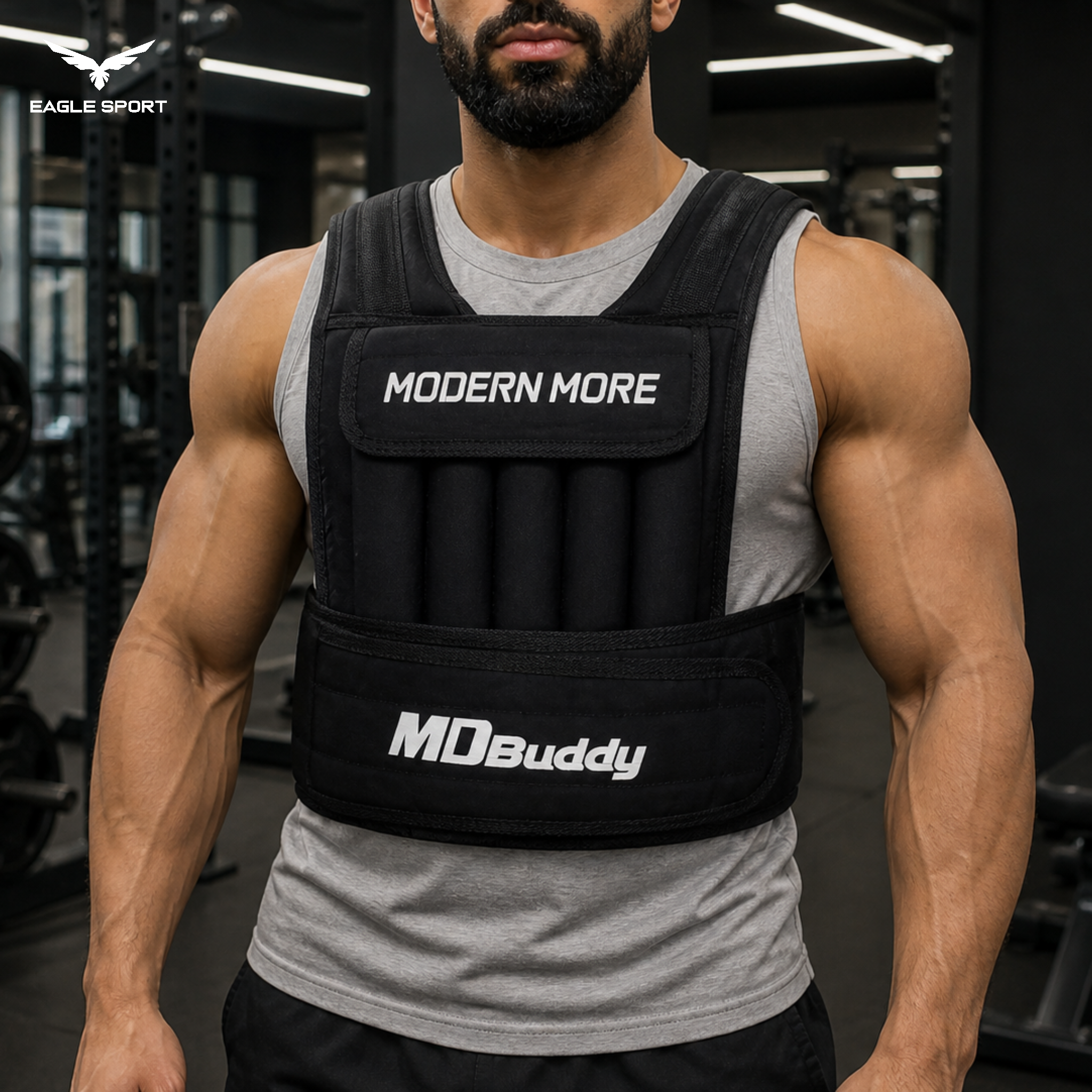 سترة اوزان (فيزت اوزان) قابلة للتعديل احترافية 20 كجم لتقوية الاداء والتحمل – MDBuddy
Adjustable Weighted Vest (Weight Vest) 20KG Professional for Strength & Endurance – MDBuddy